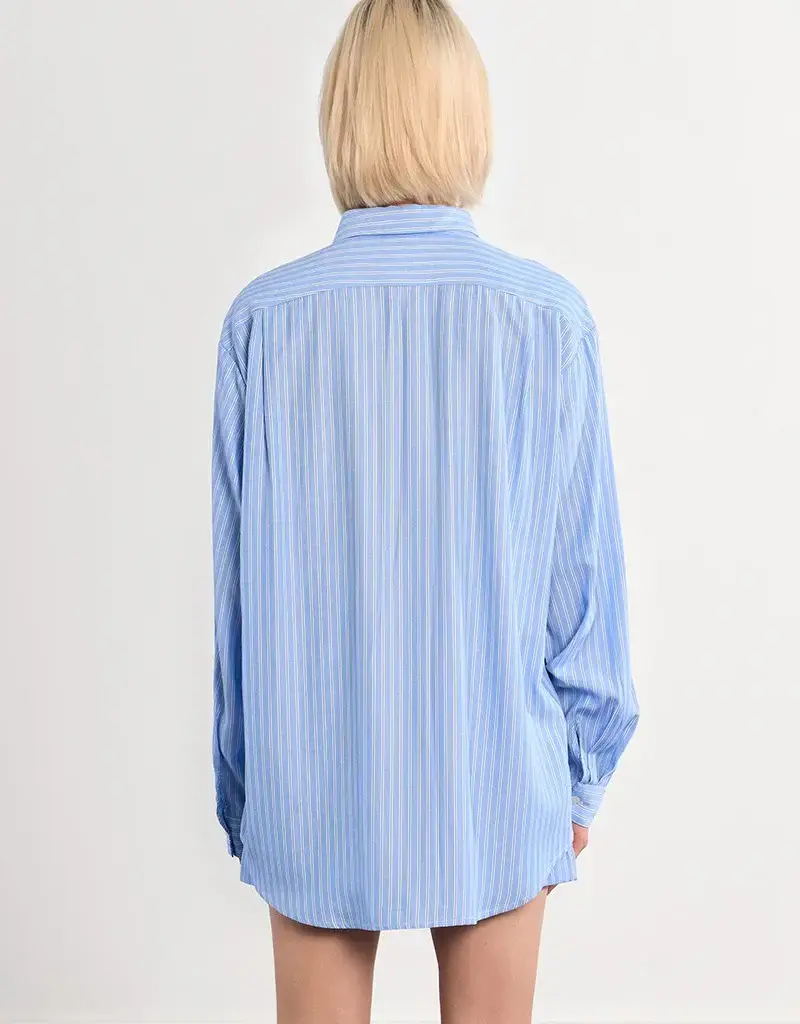 Molly Bracken Oversized Striped Shirt