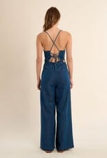 Molly Bracken Stampede Denim Jumpsuit