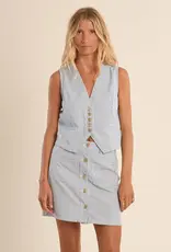 Molly Bracken Denim Stripe Vest
