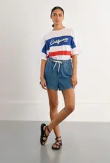 Molly Bracken Drawstring Denim Shorts