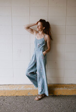 Molly Bracken Floral Denim Jumpsuit
