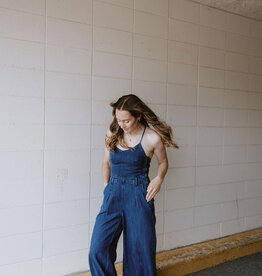 Molly Bracken Stampede Denim Jumpsuit