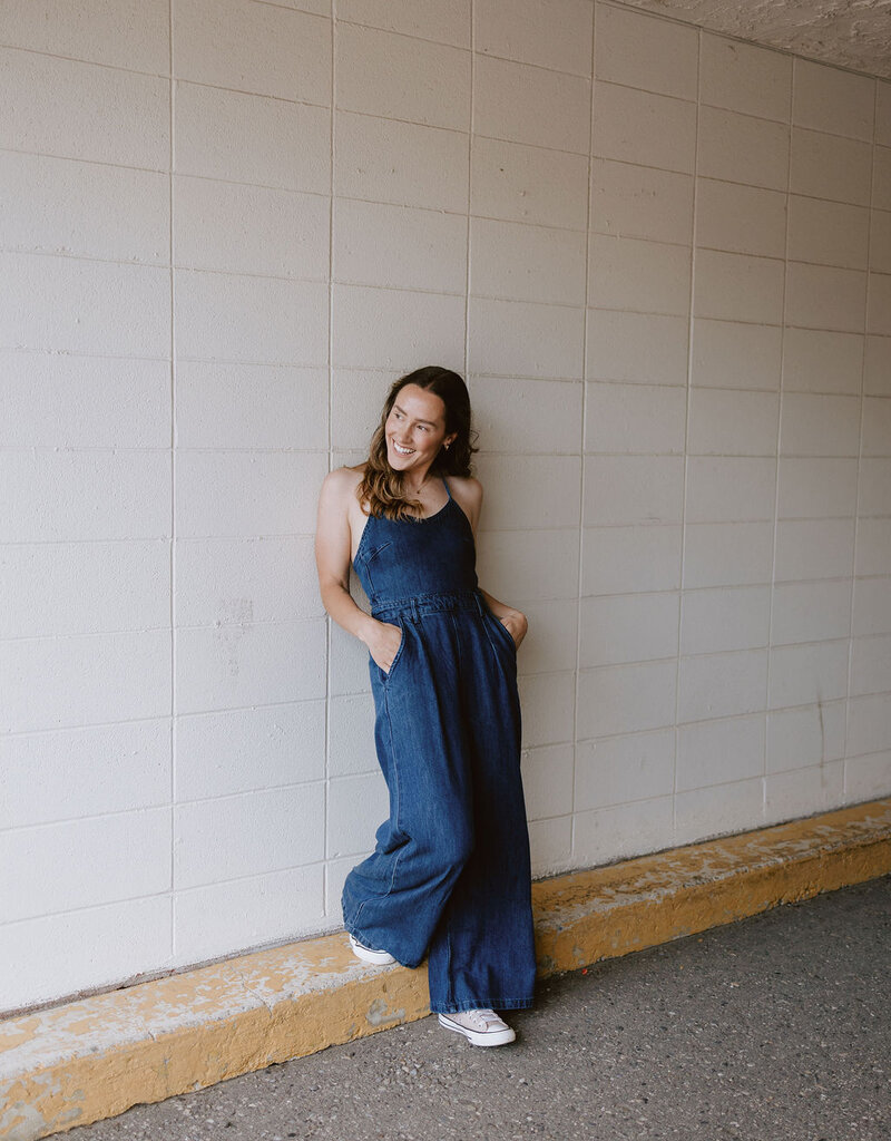 Molly Bracken Stampede Denim Jumpsuit