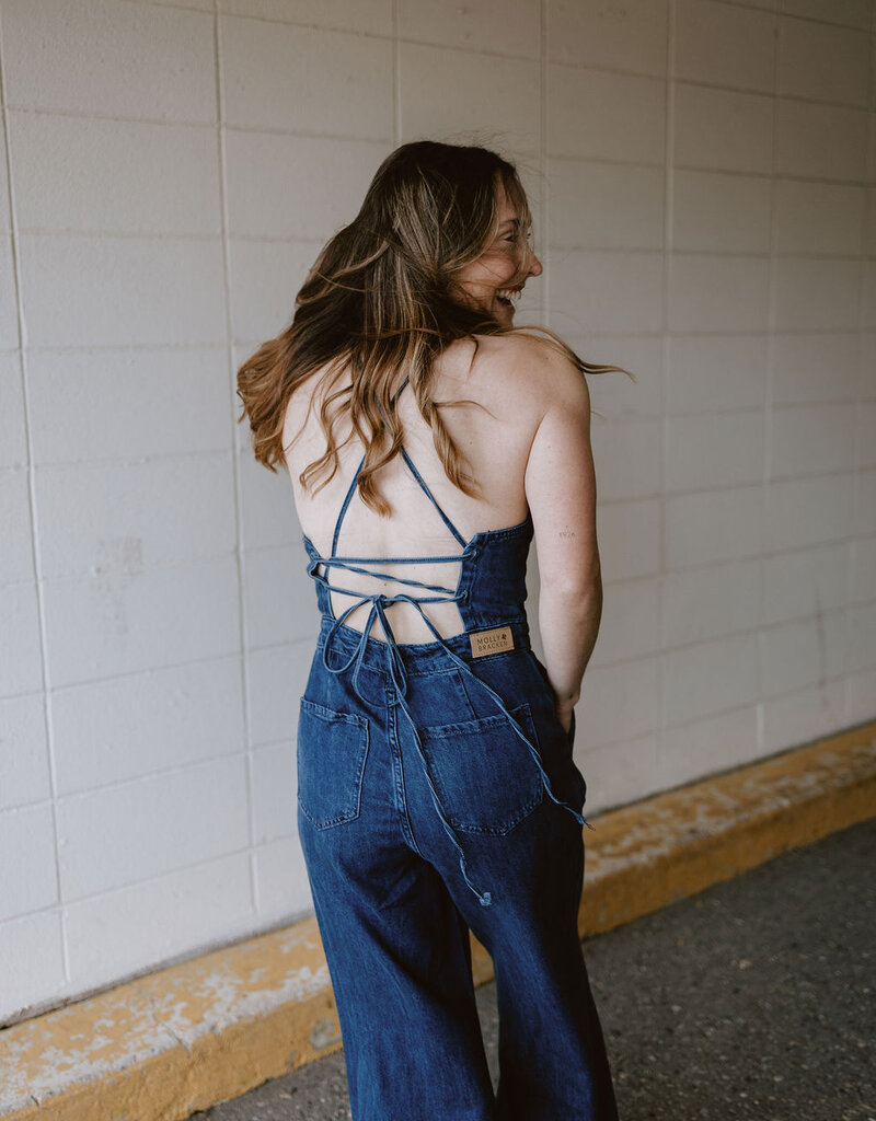 Molly Bracken Stampede Denim Jumpsuit