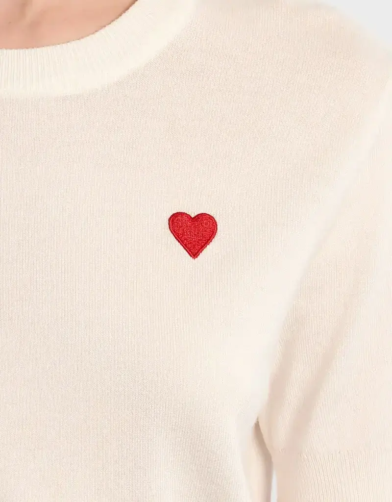 Molly Bracken Knitted Heart Tee