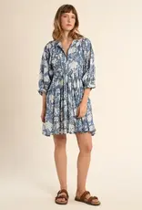 Molly Bracken Diviya Blue Print Dress
