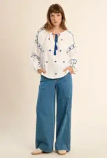 Molly Bracken Larisa Embroidered Blouse