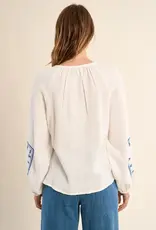 Molly Bracken Larisa Embroidered Blouse