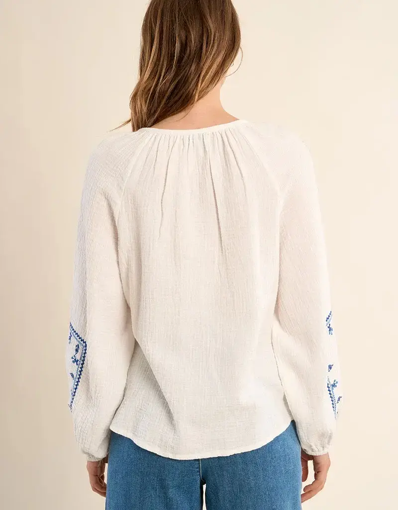 Molly Bracken Larisa Embroidered Blouse