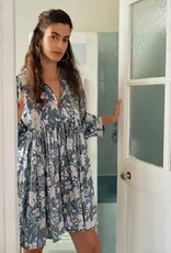 Molly Bracken Diviya Blue Print Dress