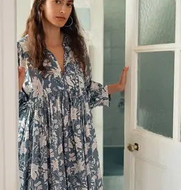 Molly Bracken Diviya Blue Print Dress