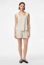 Pieces Pia Ruffle Sleeve Top