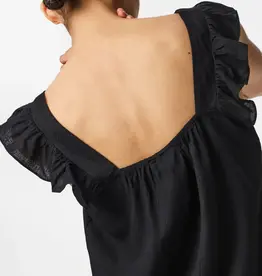 Pieces Pia Ruffle Sleeve Top