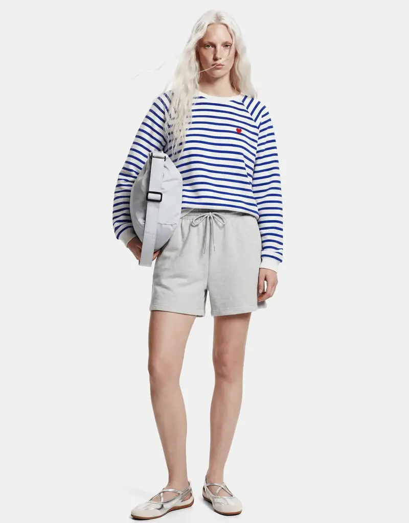 Pieces Greta Striped Surf Sweatshirt