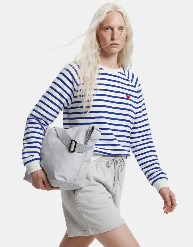 Pieces Greta Striped Surf Sweatshirt