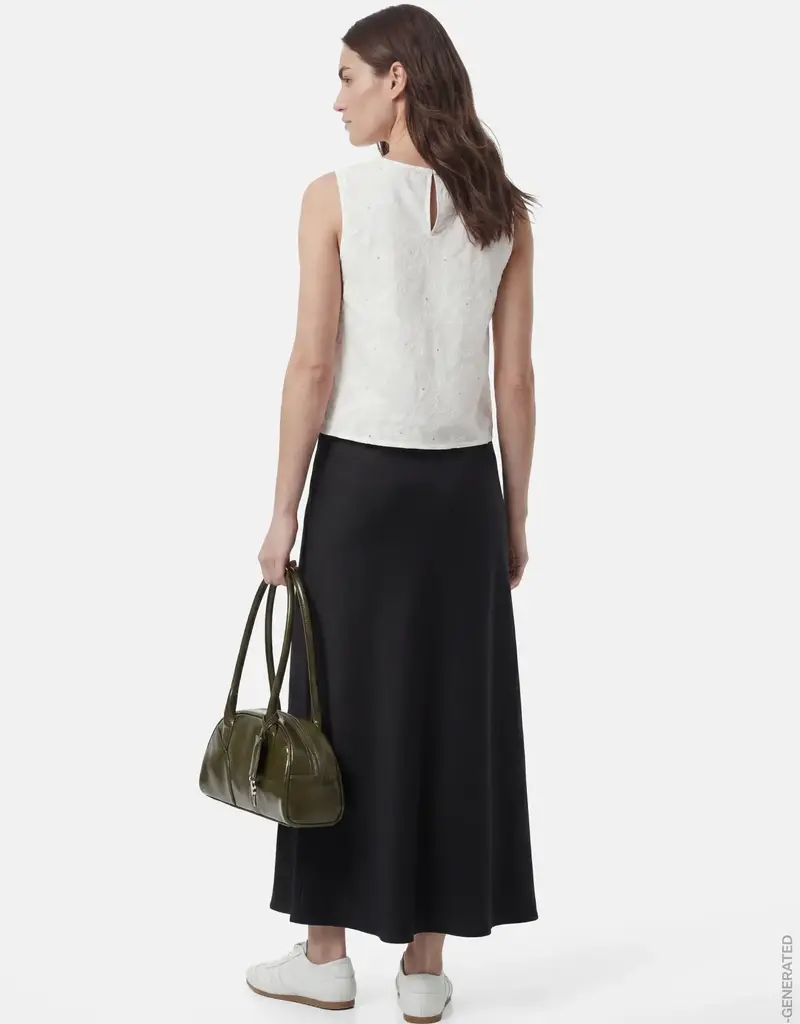 Pieces Franan High Waist Ankle Skirt
