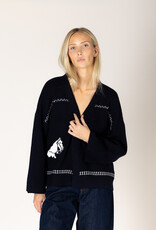 Lyla & Lux Fair Isle Horse Print Cardi