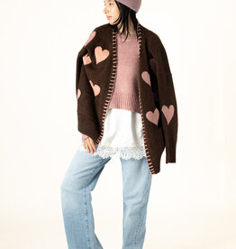 Lyla & Lux Elska Heart Open Cardi