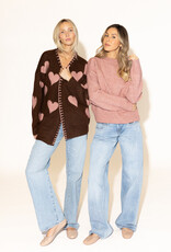 Lyla & Lux Elska Heart Open Cardi