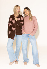 Lyla & Lux Elska Heart Open Cardi