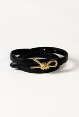 Lyla & Lux Vegan Leather Knot Belt