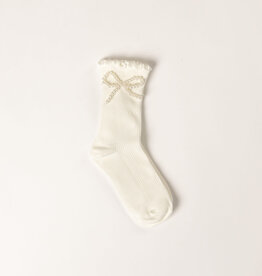 Lyla & Lux Pearl Detailed Socks