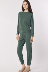 Hello Nite Deep Jade Fleece Crew