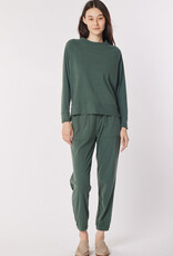 Hello Nite Deep Jade Fleece Crew