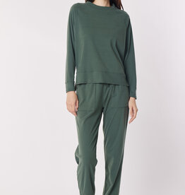 Hello Nite Deep Jade Fleece Jogger