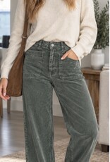 Hello Nite Cotton Stretch Cord Wide Leg Pant