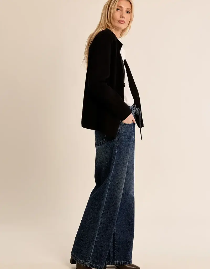 Molly Braken Cropped Knit Blazer