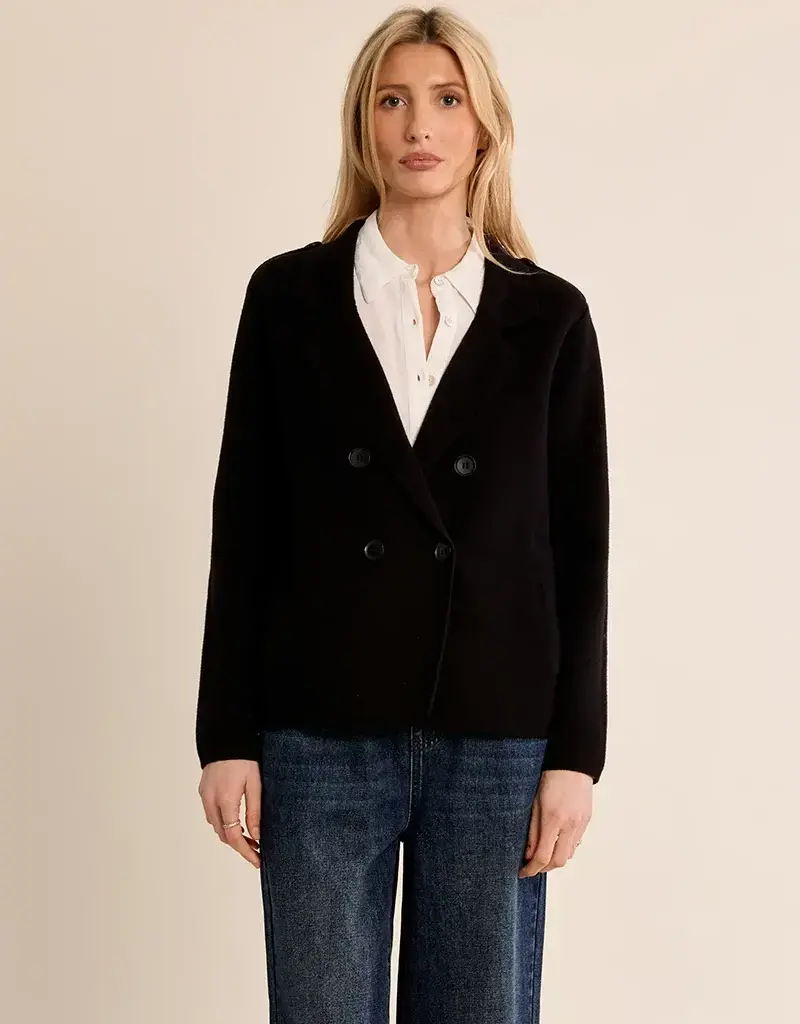 Molly Braken Cropped Knit Blazer