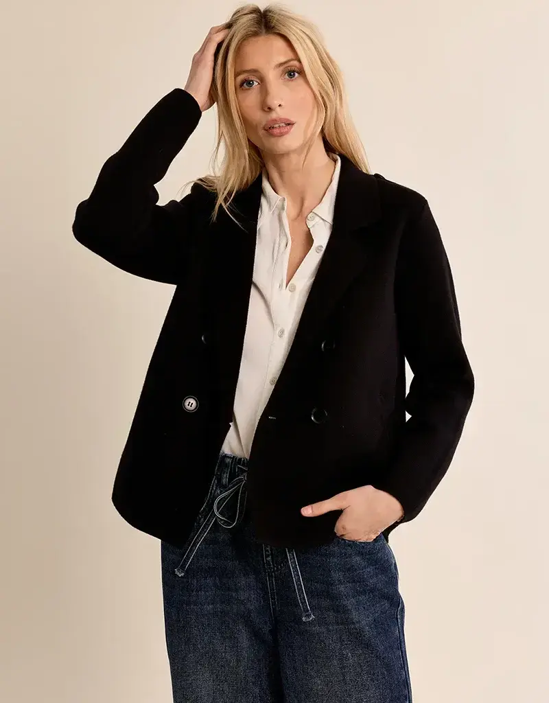 Molly Braken Cropped Knit Blazer