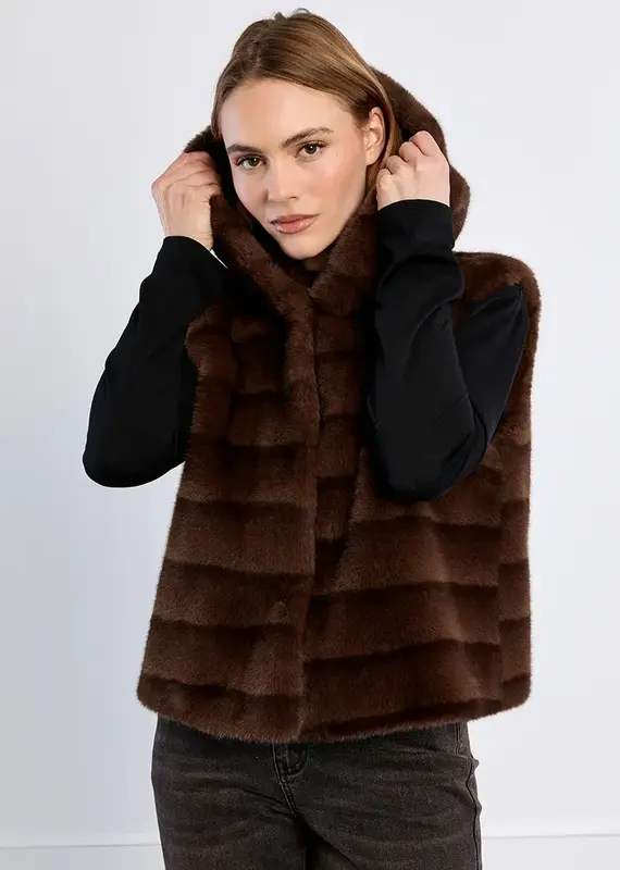 Molly Bracken The Sloane Faux Fur Vest