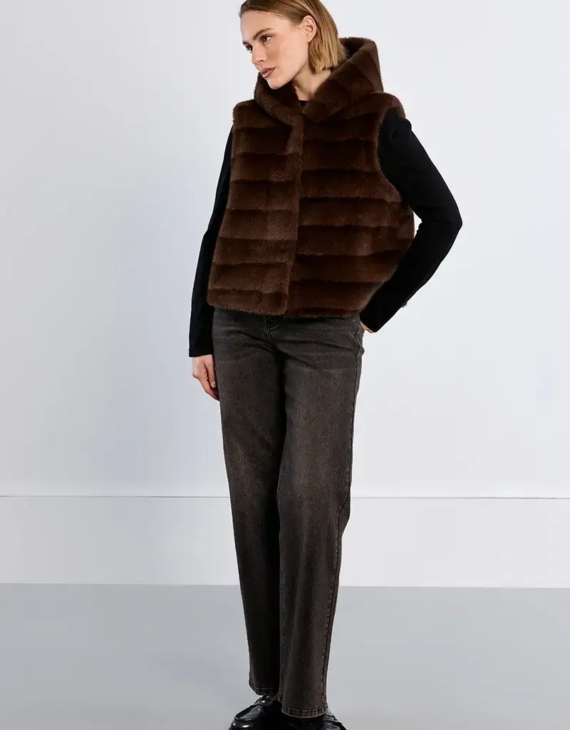 Molly Bracken The Sloane Faux Fur Vest