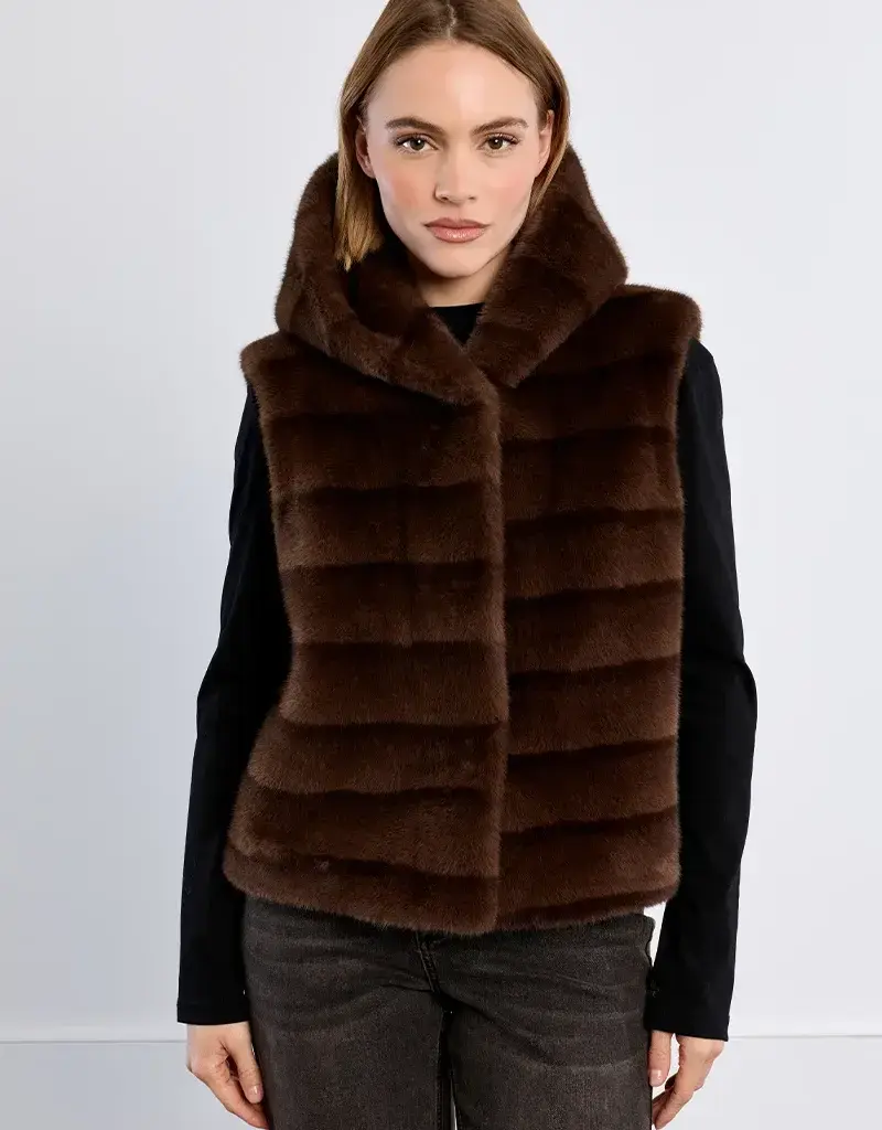 Molly Bracken The Sloane Faux Fur Vest