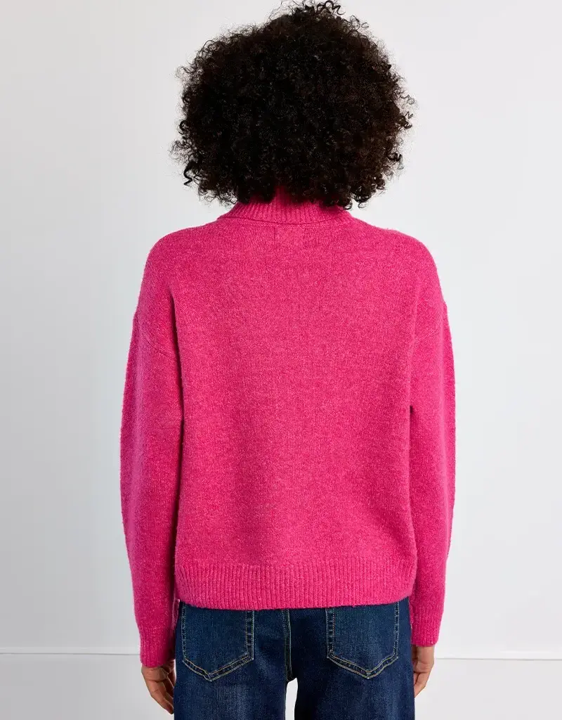 Molly Bracken Pink Crush Turtleneck