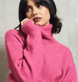 Molly Bracken Pink Crush Turtleneck