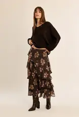 Molly Bracken The Mocha V-Neck Sweater
