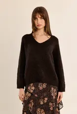 Molly Bracken The Mocha V-Neck Sweater