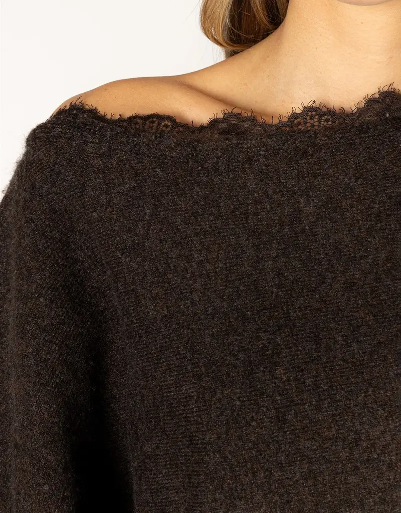 Lyla & Lux Nobu Lace Sweater