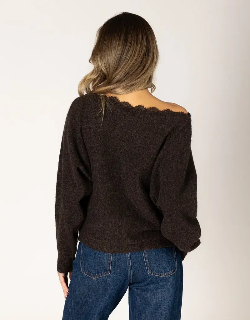Lyla & Lux Nobu Lace Sweater
