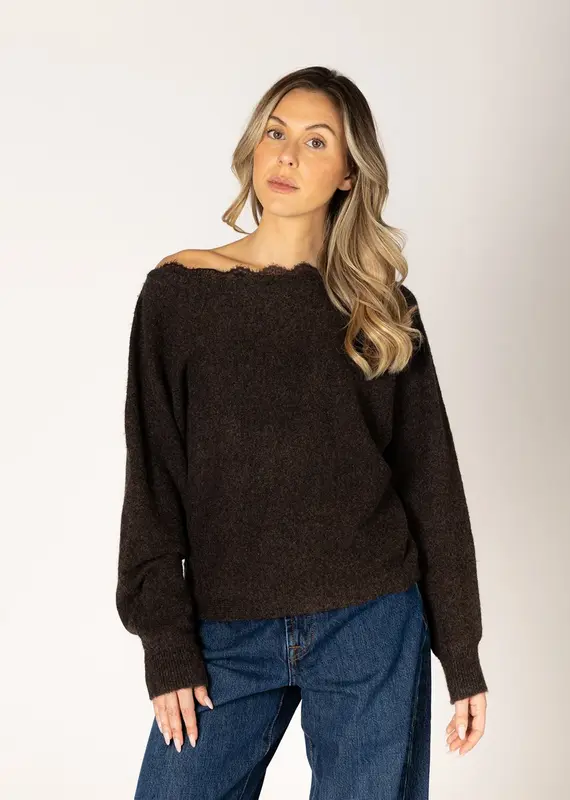 Lyla & Lux Nobu Lace Sweater