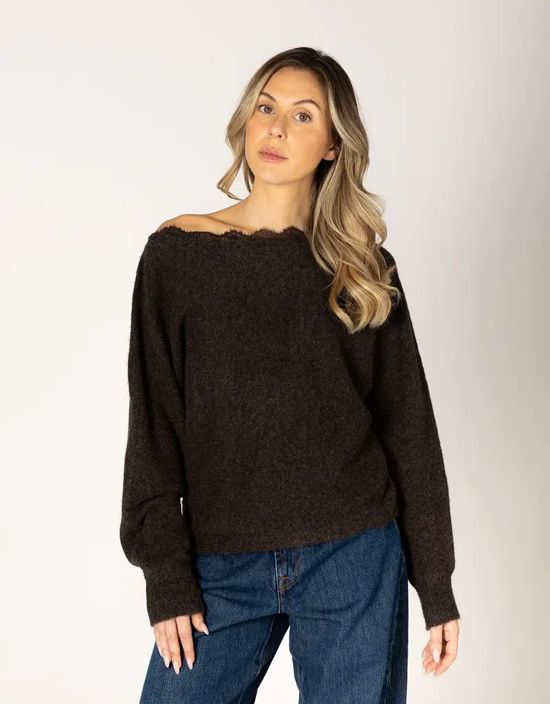 Lyla & Lux Nobu Lace Sweater