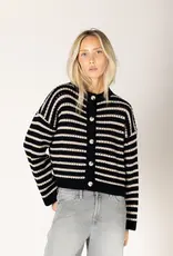 Lyla & Lux Dina Cotton Stripe Cardi