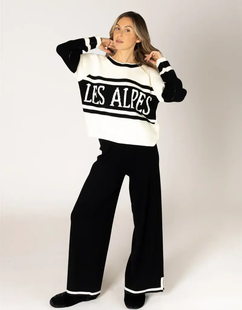 Lyla & Lux Benny Les Alpes Ski Sweater