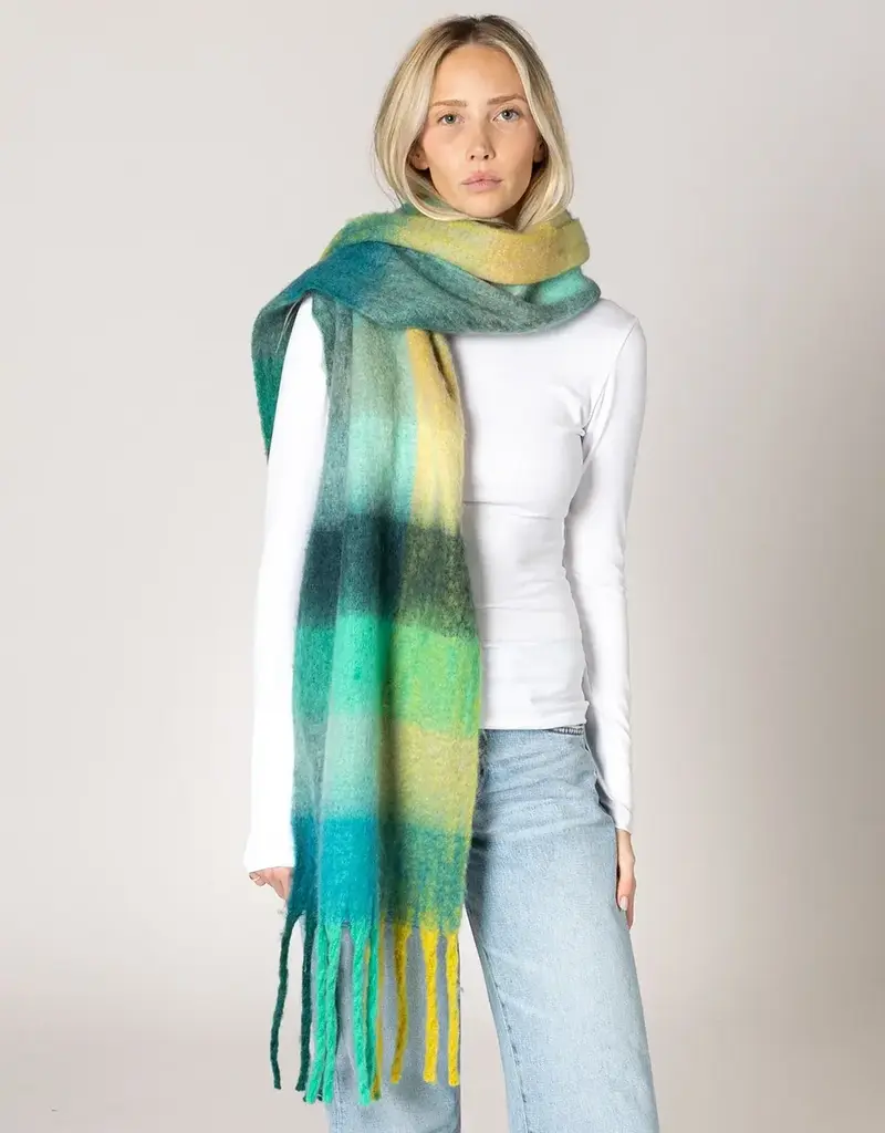 Lyla & Lux Checked Scarf
