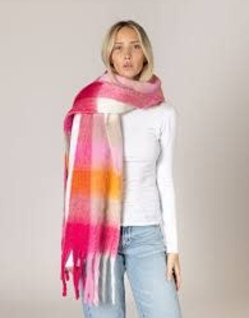 Lyla & Lux Checked Scarf
