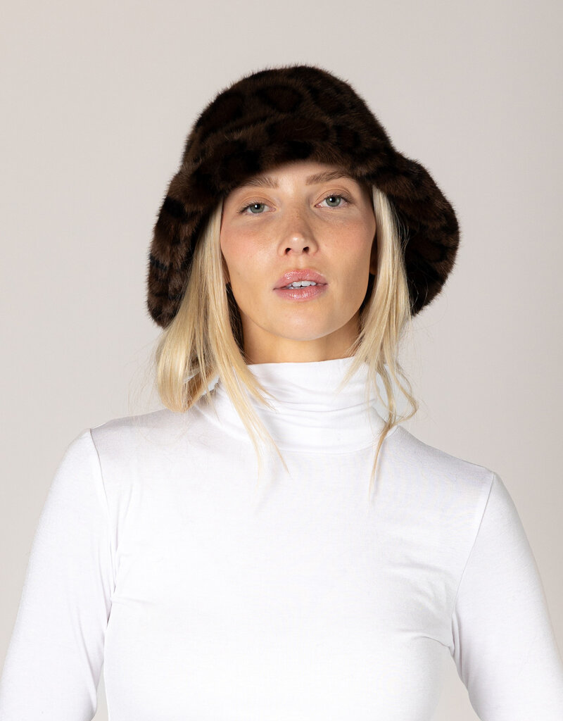 Lyla & Lux Faux Fur Leopard Hat