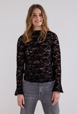 Tramontana Velvet Stretch Lace Top